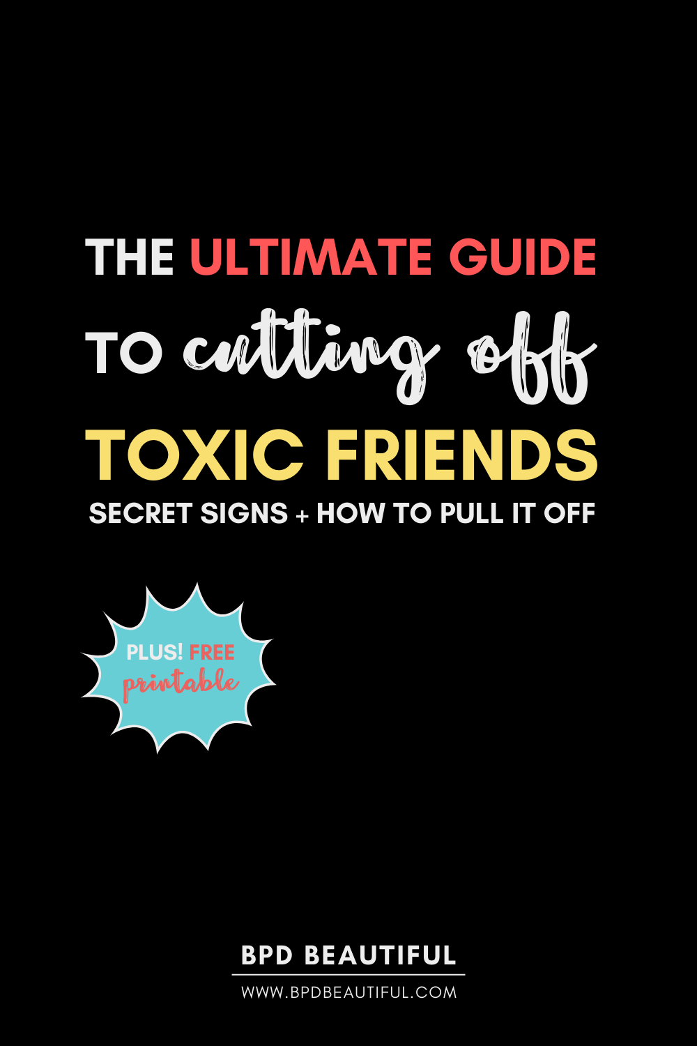 friendship breakup ghosting a toxic friend 