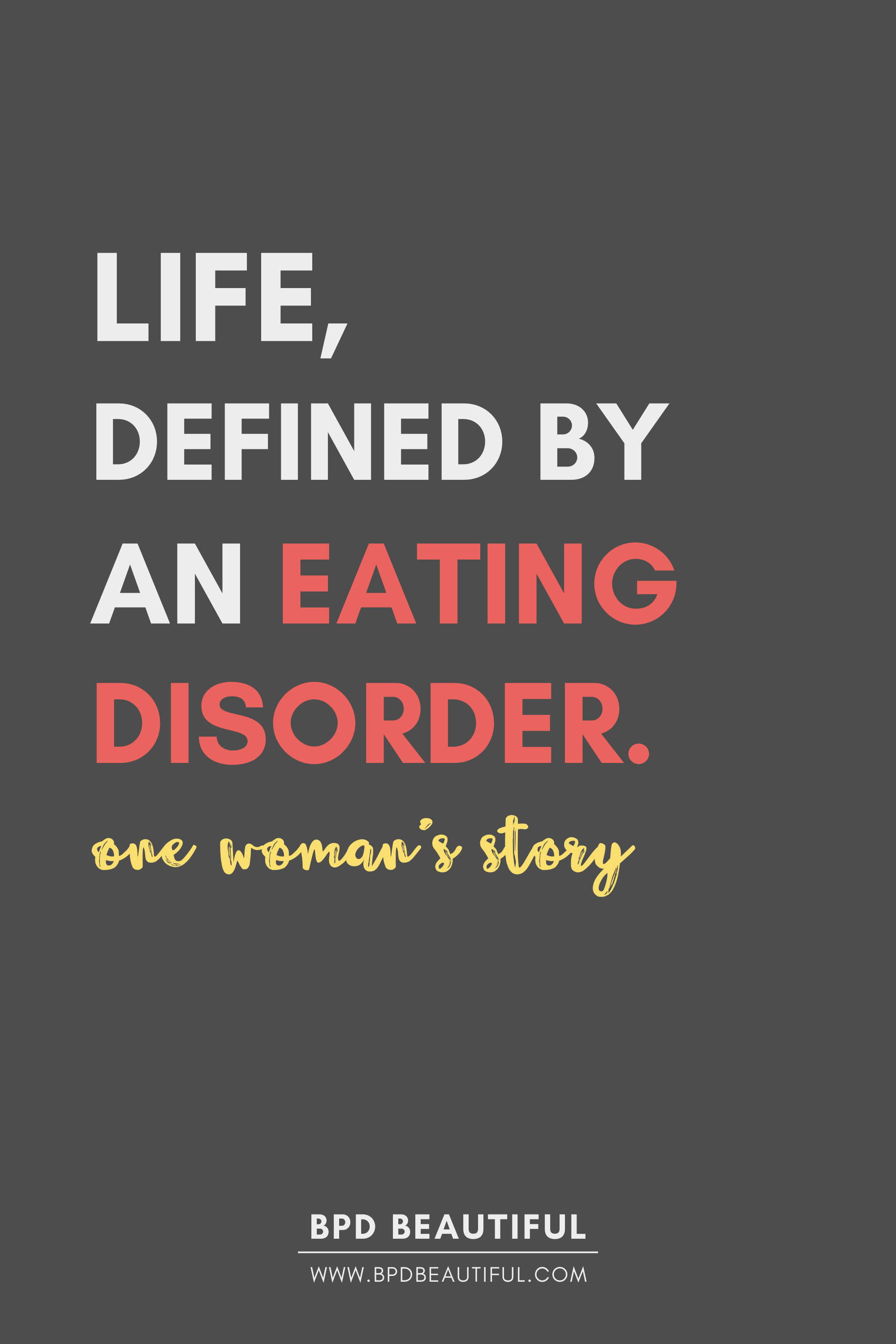 Living with BPD and an Eating Disorder Recovery Story