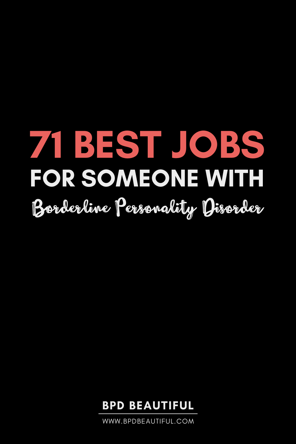 jobs for bpd borderline personality disorder work jobs for people with bpd best jobs for someone with bpd