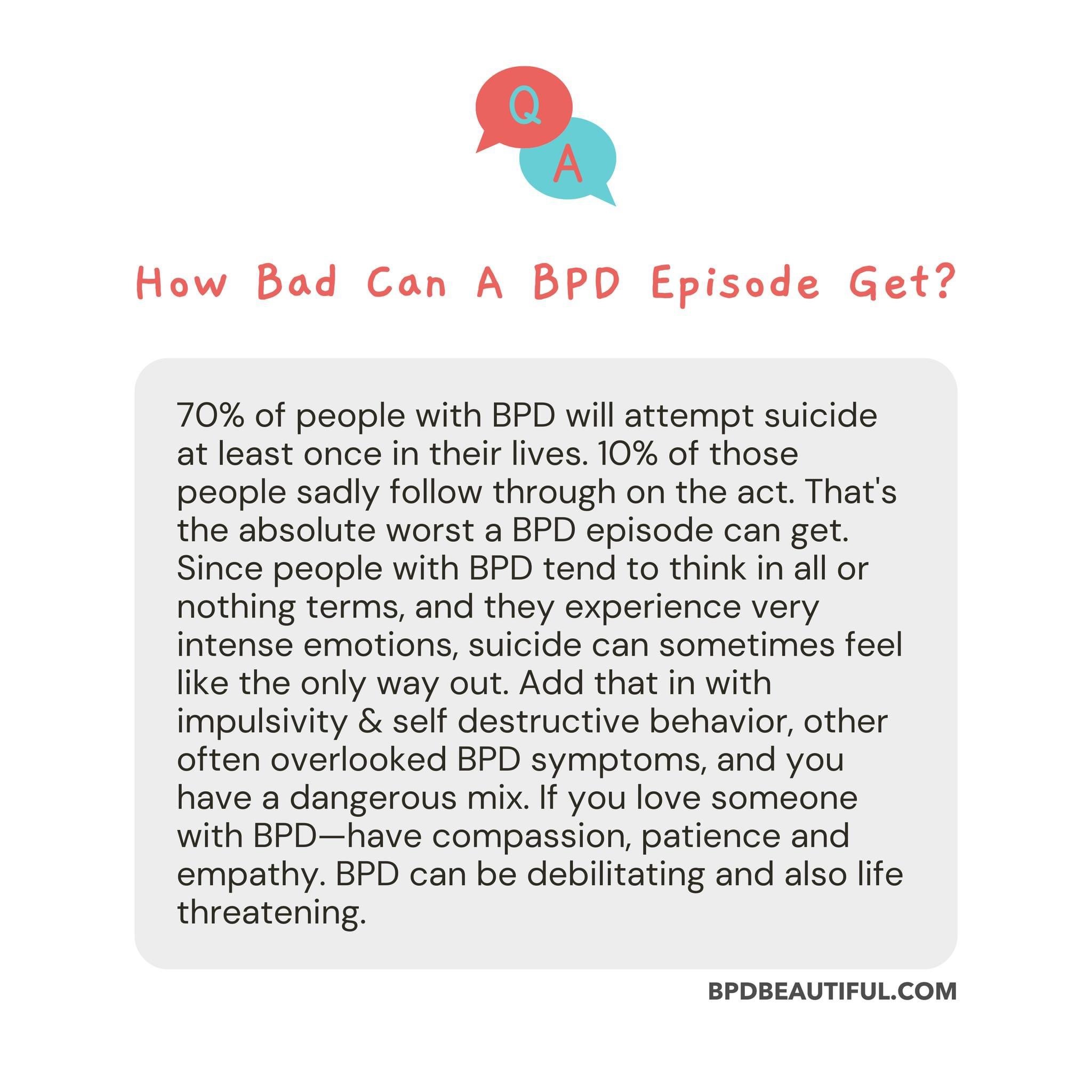 how bad can a bpd episode get? graphic from bpd beautiful's instagram