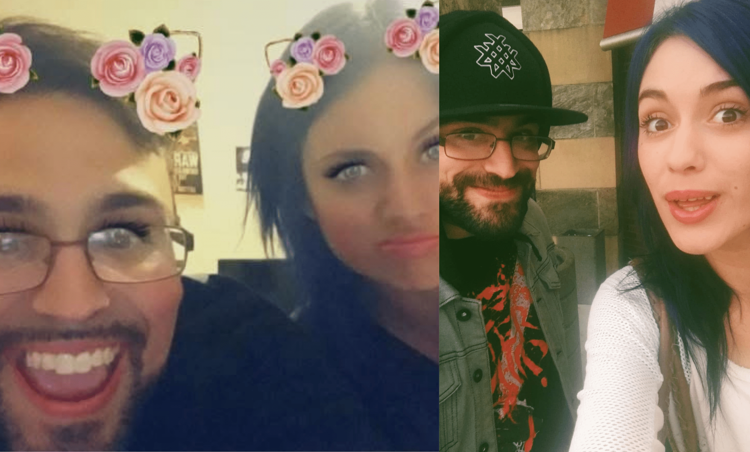 bpd Christians with bpd and Jesus: two photos side by side of sarah and her best friend around 2016-2017. 